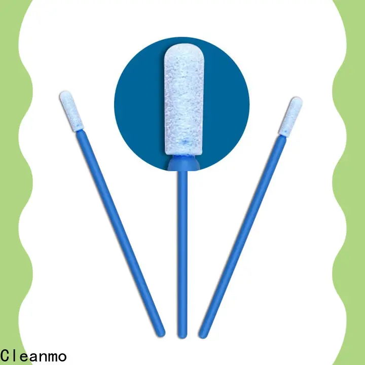 Cleanmo precision tip head foam cleaning swabs manufacturer for excess materials cleaning 1