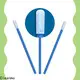 Cleanmo precision tip head foam cleaning swabs manufacturer for excess materials cleaning 1