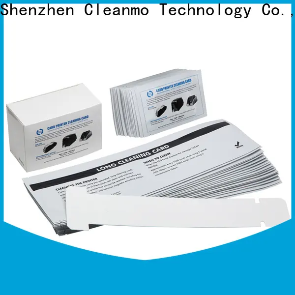 Bulk purchase custom zebra printer cleaning cards non woven factory for ID card printers 1