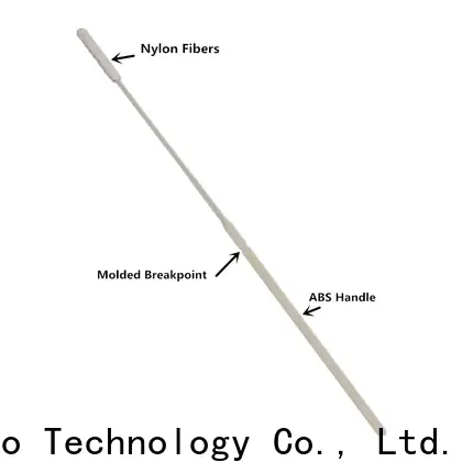 Custom ODM bacteria swabs Nylon Fiber head manufacturer for hospital 1
