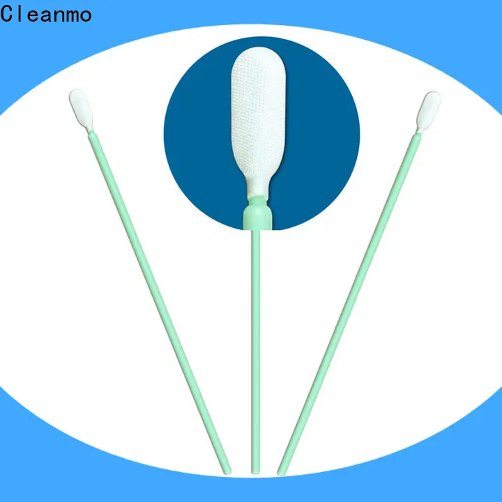 Cleanmo double layers of microfiber fabric clean tips swabs factory price for general purpose cleaning1 1