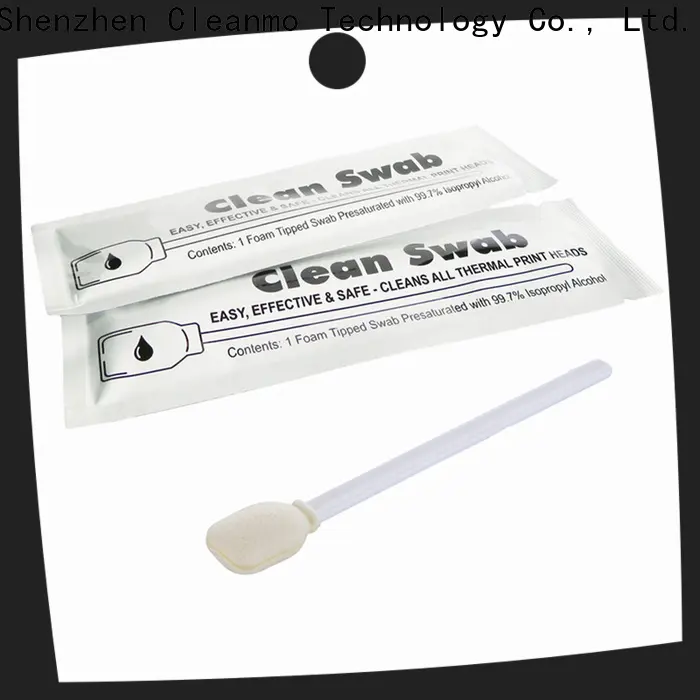 Cleanmo Bulk purchase best solvent printer cleaning swabs wholesale for ID Card Printers 1