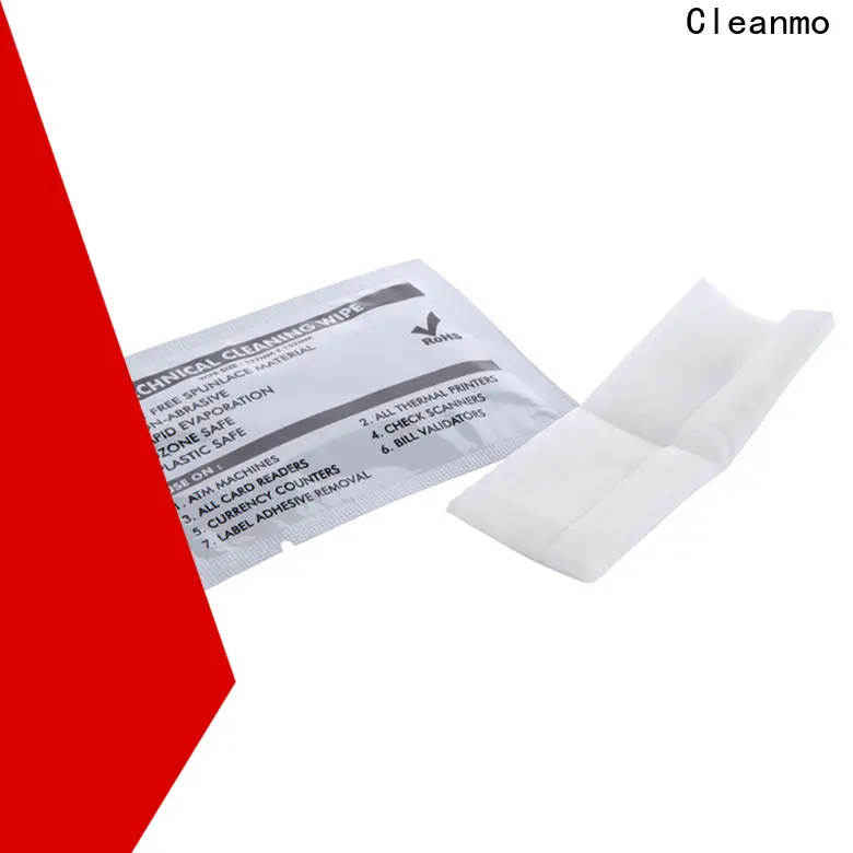 Cleanmo efficient thermal printhead cleaning wipes manufacturer for Check Scanners 1