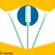 Bulk buy high quality mouth cleaning swabs ESD-safe Polypropylene handle wholesale for Micro-mechanical cleaning 1