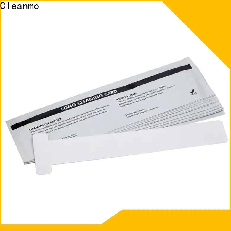 Wholesale ODM zebra printhead cleaning non woven manufacturer for Zebra P120i printer 1