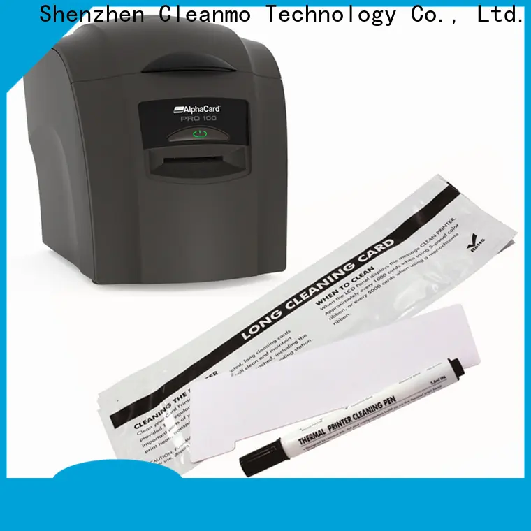 Cleanmo Custom OEM AlphaCard Printer Cleaning Kits wholesale for AlphaCard PRO 100 Printer 1