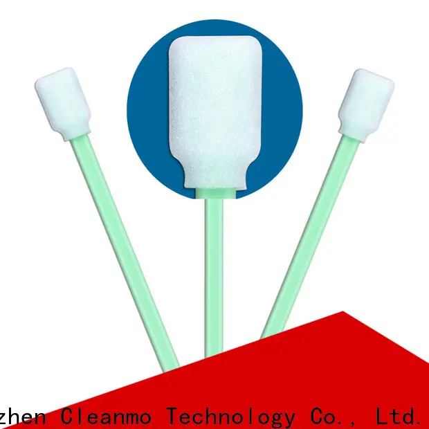 Cleanmo ESD-safe Polypropylene handle long cotton swabs manufacturer for Micro-mechanical cleaning 1