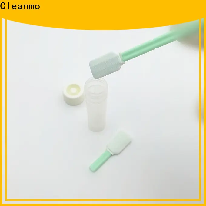 Cleanmo 100% polyester sterile Polyester swab factory price for test residues of previously manufactured products 1