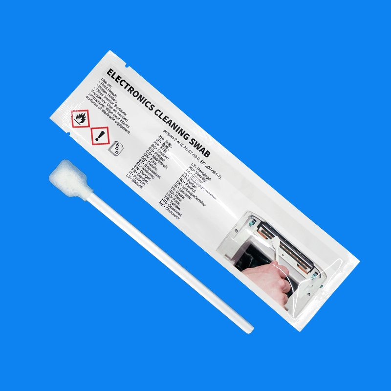 Printhead Cleaning Swab Flexible Handle Printhead IPA Pre-saturated Swabs 1