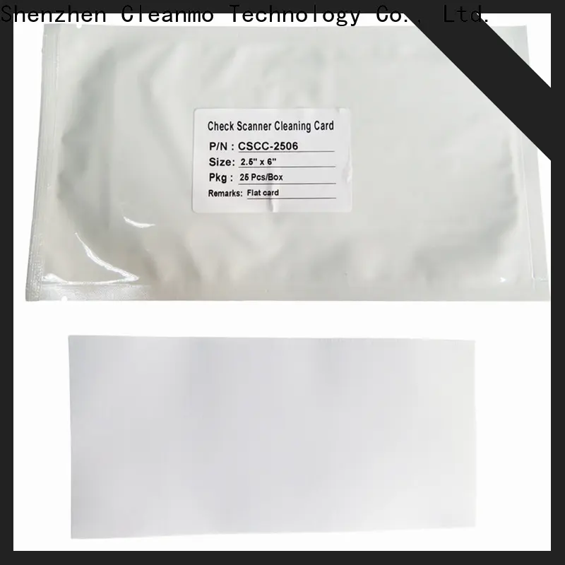 effective check reader cleaning cards wholesale for Canon CR-55 Check Scanner 1
