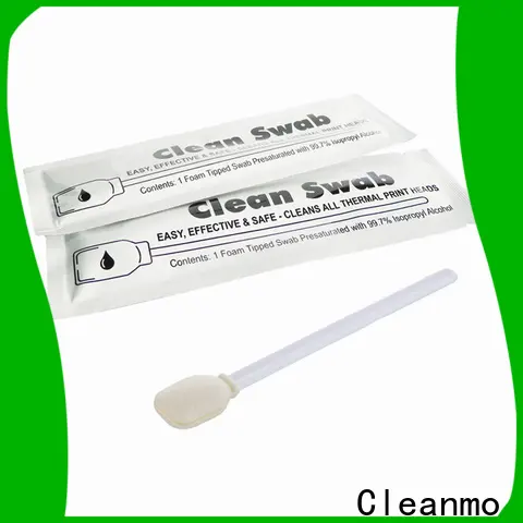 Cleanmo Aluminum Foil solvent printer cleaning swabs supplier for ID Card Printers 1