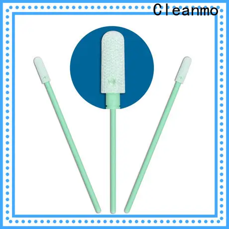 Cleanmo safe material Cleanroom dacron swabs supplier for general purpose cleaning 1
