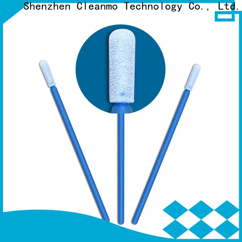 Cleanmo green handle earbud to remove ear wax factory price for excess materials cleaning 1