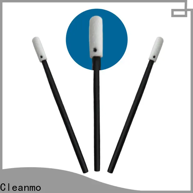 Cleanmo OEM wood stick cotton swabs factory price for Micro-mechanical cleaning 1