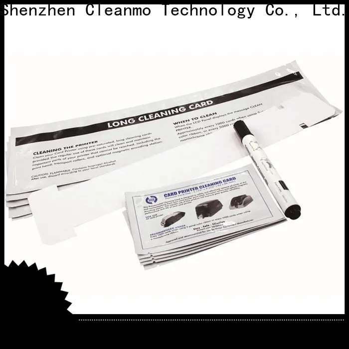 Bulk purchase OEM CR80 Cleaning Cards Electronic-grade IPA manufacturer for Javelin J360i printers 1