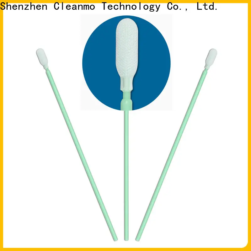 Cleanmo double-layer knitted polyester polyester tipped swabs manufacturer for printers 1