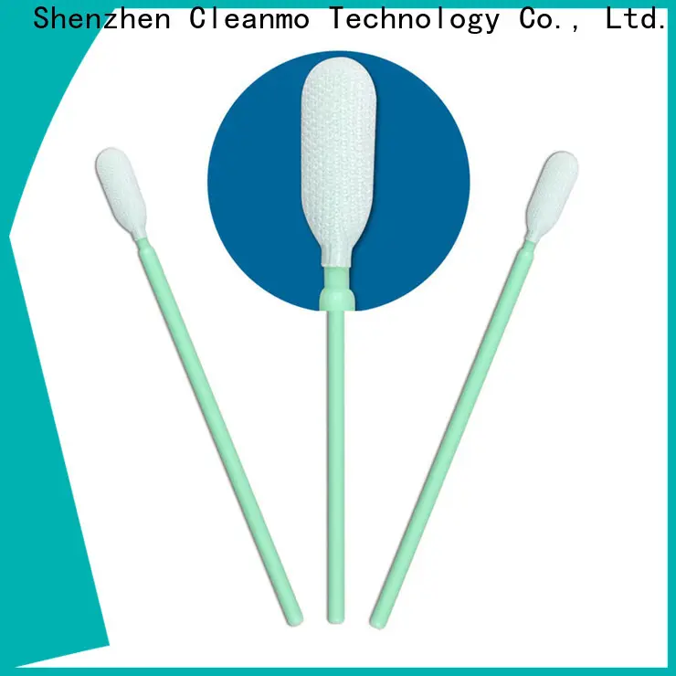 Cleanmo high quality polyester cleanroom swabs factory for optical sensors 1