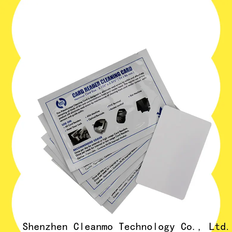 Cleanmo Custom OEM datacard cleaning card manufacturer for ImageCard Magna 1