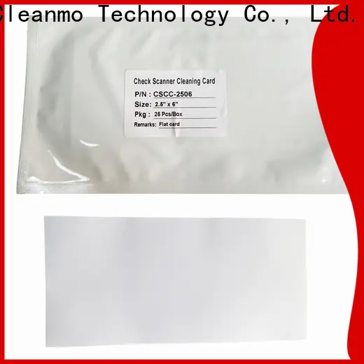 effective digital check cleaning cards pvc factory for scanner cleaning 1