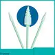 Cleanmo small ropund head foam q tips factory price for excess materials cleaning 1