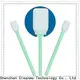 Cleanmo flexible paddle knitted polyester swabs supplier for microscopes 1