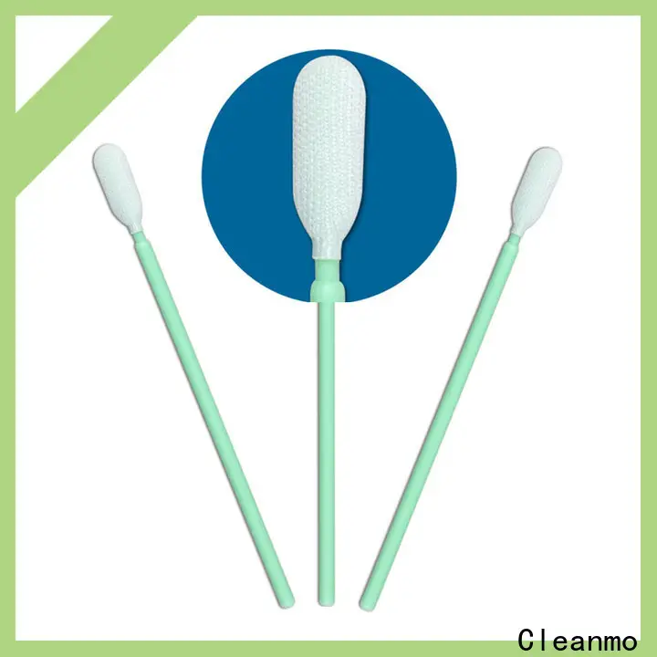 Cleanmo excellent chemical resistance dacron polyester swabs factory for microscopes 1