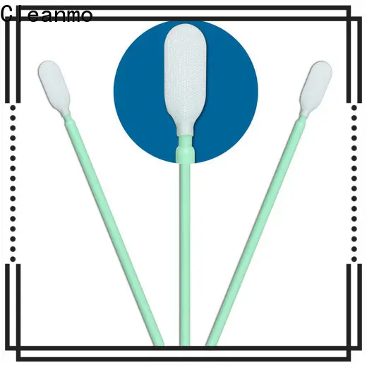 Cleanmo Polypropylene handle optic cleaning swabs wholesale for general purpose cleaning 1