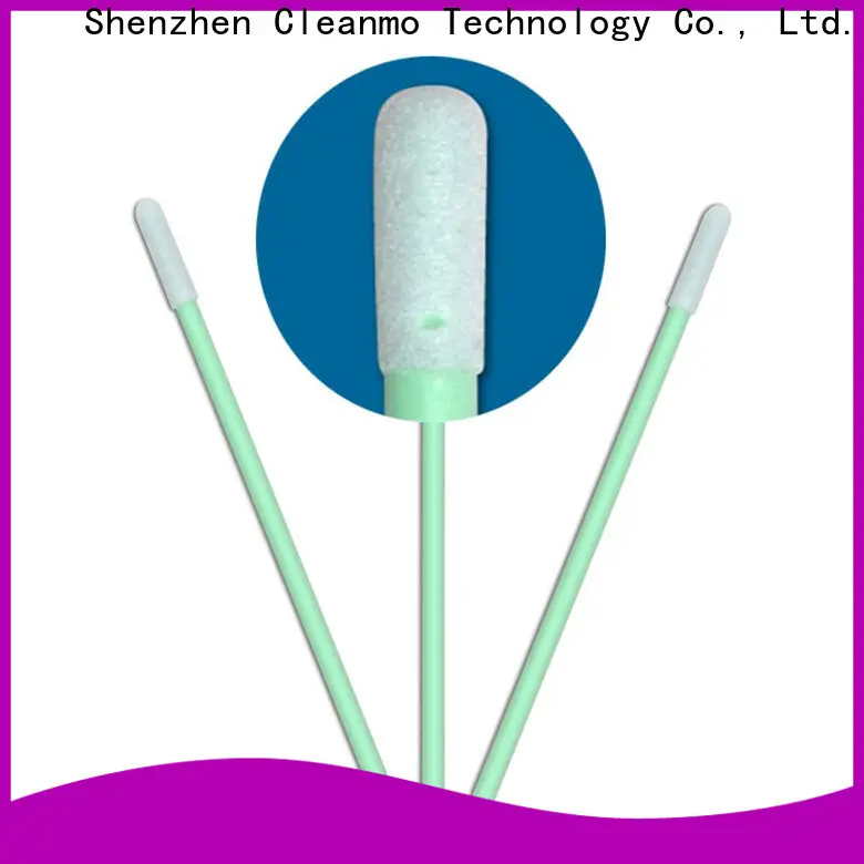 Cleanmo ESD-safe Polypropylene handle wooden swabs factory price for Micro-mechanical cleaning 1
