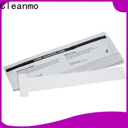 Cleanmo pvc zebra cleaners supplier for Zebra P120i printer 1