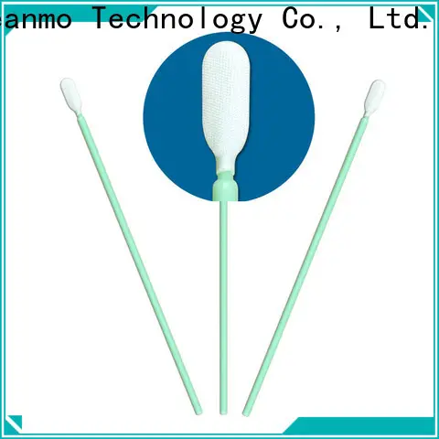 Cleanmo Polypropylene handle cleanroom q tips wholesale for excess materials cleaning 1