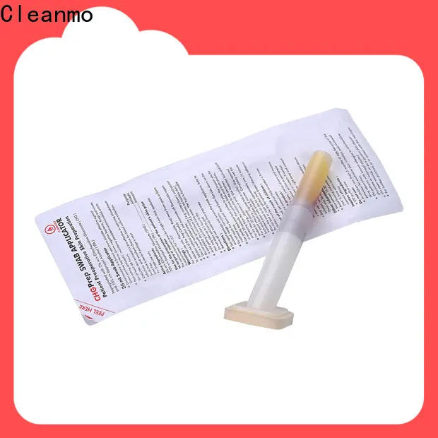 Cleanmo comfortable surgical CHG applicator factory for surgical site cleansing after suturing 1