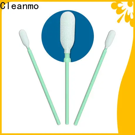 Cleanmo excellent chemical resistance Industrial polyester swabs supplier for printers 1