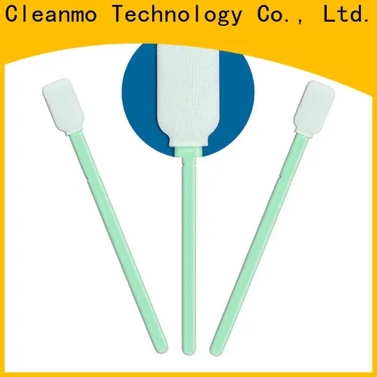 Cleanmo double-layer knitted polyester sterile polyester swabs supplier for optical sensors 1