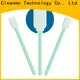 Cleanmo double-layer knitted polyester sterile polyester swabs supplier for optical sensors 1