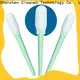 Cleanmo green handle sponge on a stick used for oral care wholesale for Micro-mechanical cleaning 1