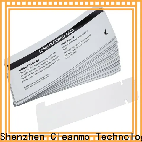 Custom high quality zebra cleaning card Aluminum foil packing factory for cleaning dirt 1
