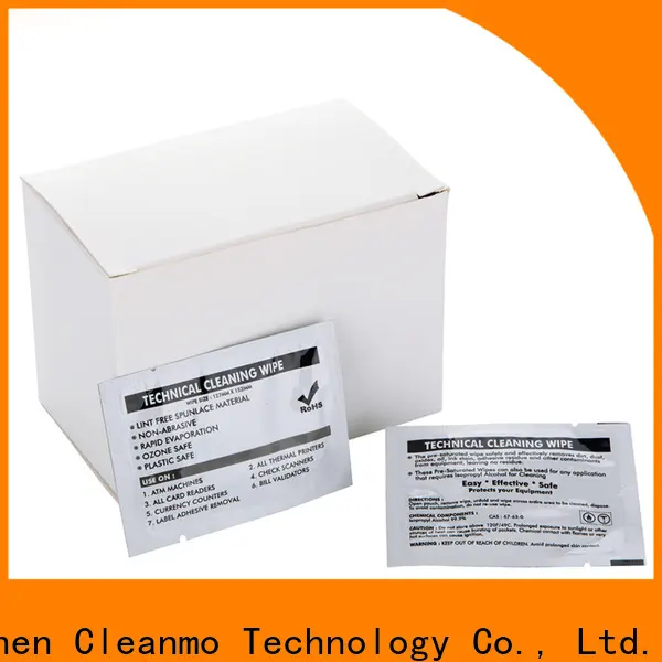 Cleanmo High and LowTack Double Coated Tape clean printer head factory price for Evolis printer 1