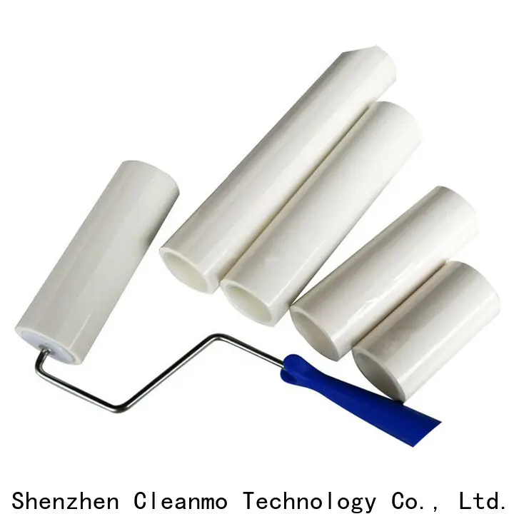 Cleanmo clear protective film tacky roller supplier for ground 1