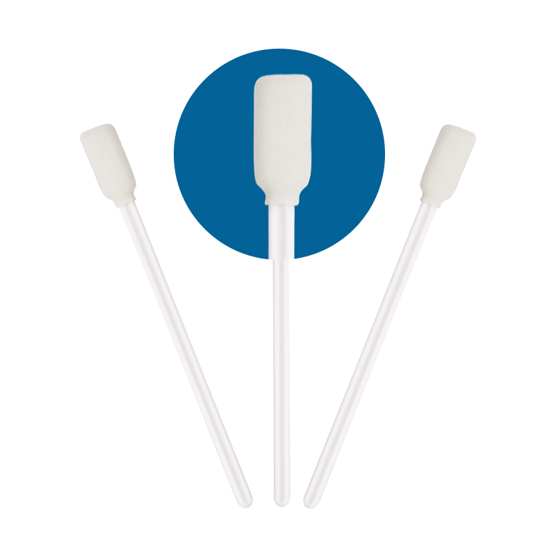 White Foam Tip Cleaning SwabsCleanroom Foam Swabs CM-FS712W 1