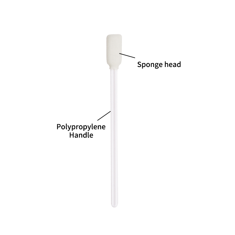White Foam Tip Cleaning SwabsCleanroom Foam Swabs CM-FS712W 2