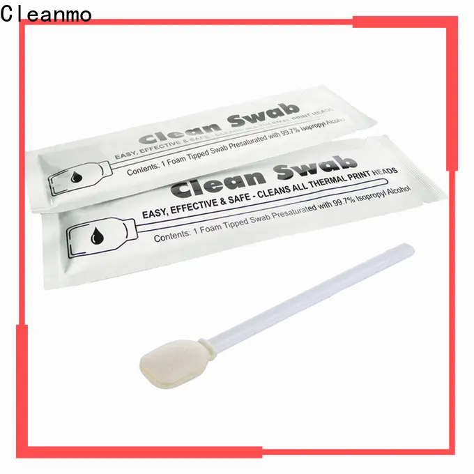 Cleanmo Aluminum Foil solvent printer cleaning swabs factory for ID Card Printers 1