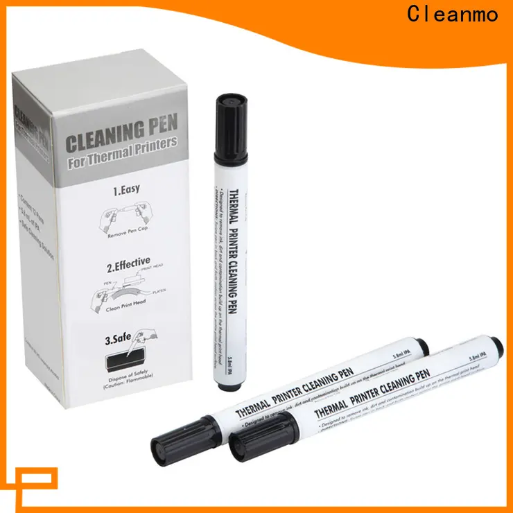 Cleanmo blending spunlace zebra printer cleaning cards factory for Zebra P120i printer 1