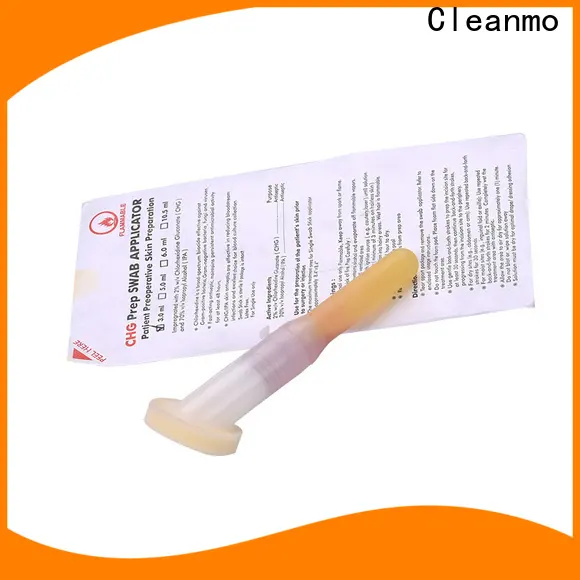 Cleanmo Custom best Medical Sterilized applicator supplier for surgical site cleansing after suturing 1