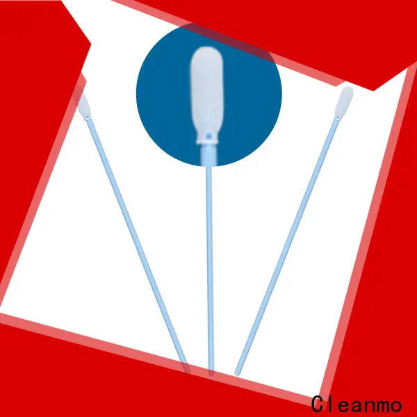 Cleanmo green handle cotton applicator wholesale for excess materials cleaning 1