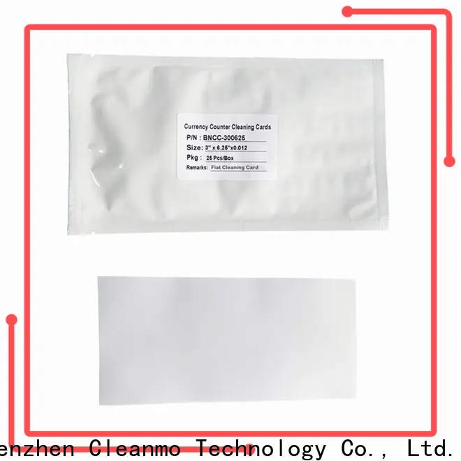 Cleanmo effective ncr cleaning cards supplier for Currency Counter 1