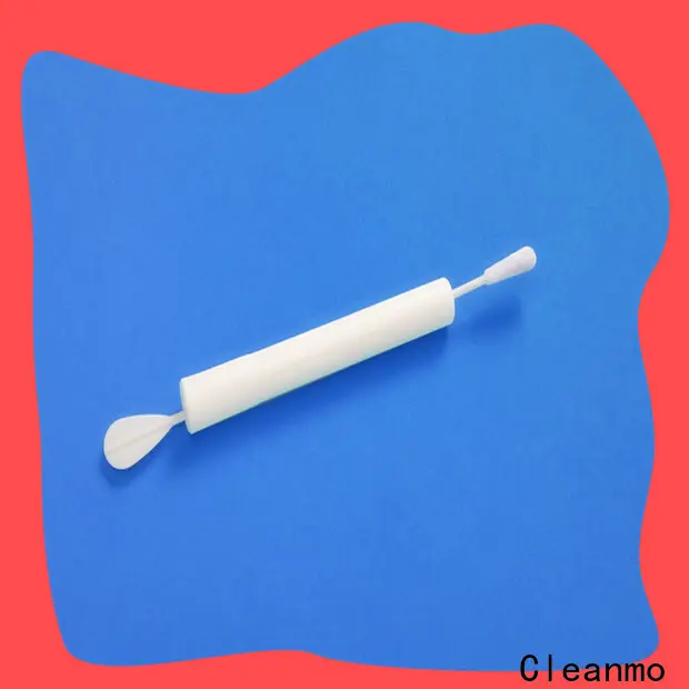 Fabricante de cotonetes para coleta de amostras de cabeça de fibra de nylon Cleanmo para teste rápido de antígeno1 1
