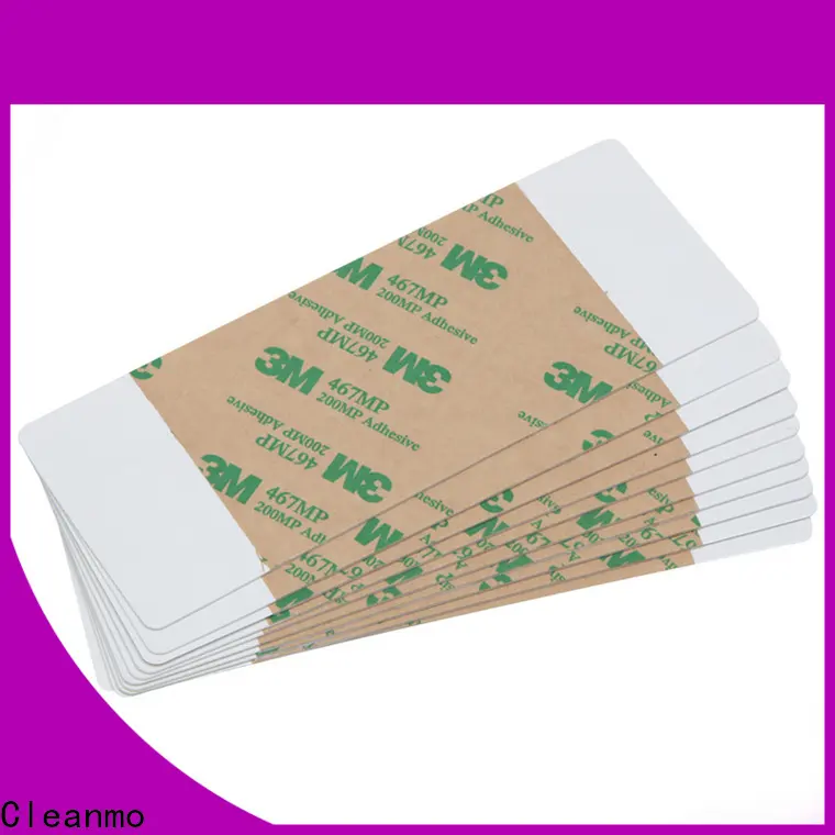 Cleanmo low-tack adhesive paper printer cleaning solution factory for ImageCard Magna 1