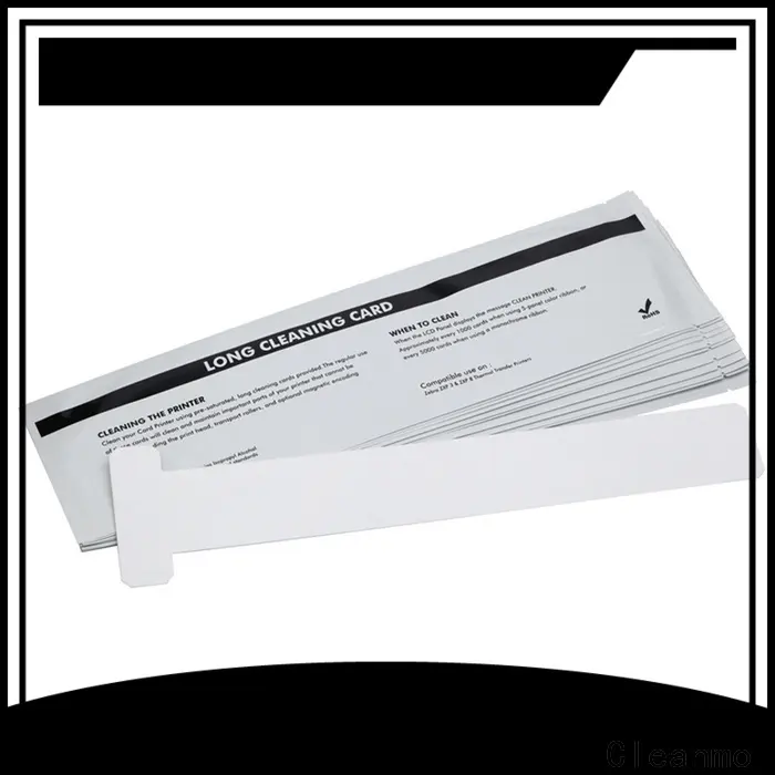 Cleanmo T shape zebra printhead cleaning supplier for Zebra P120i printer2 1