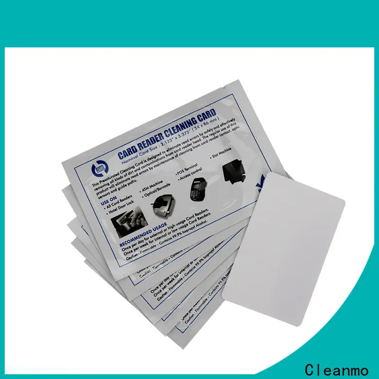 Cleanmo Bulk purchase OEM printer cleaning card factory for ImageCard Select 1