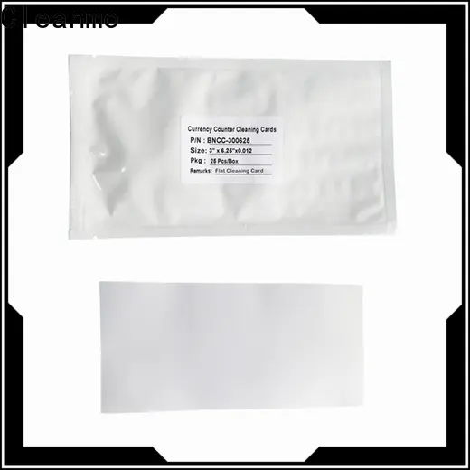 Cleanmo effective electronic lock cleaning cards wholesale for Banknote Counter 1